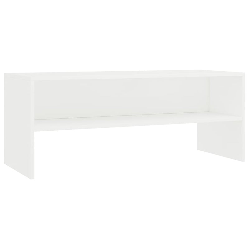 TV Cabinet White 100x40x40 cm Engineered Wood