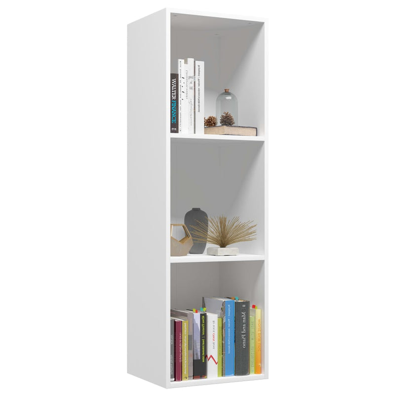 Book Cabinet/TV Cabinet White 36x30x114 cm Engineered Wood