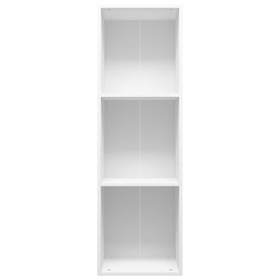 Book Cabinet/TV Cabinet White 36x30x114 cm Engineered Wood