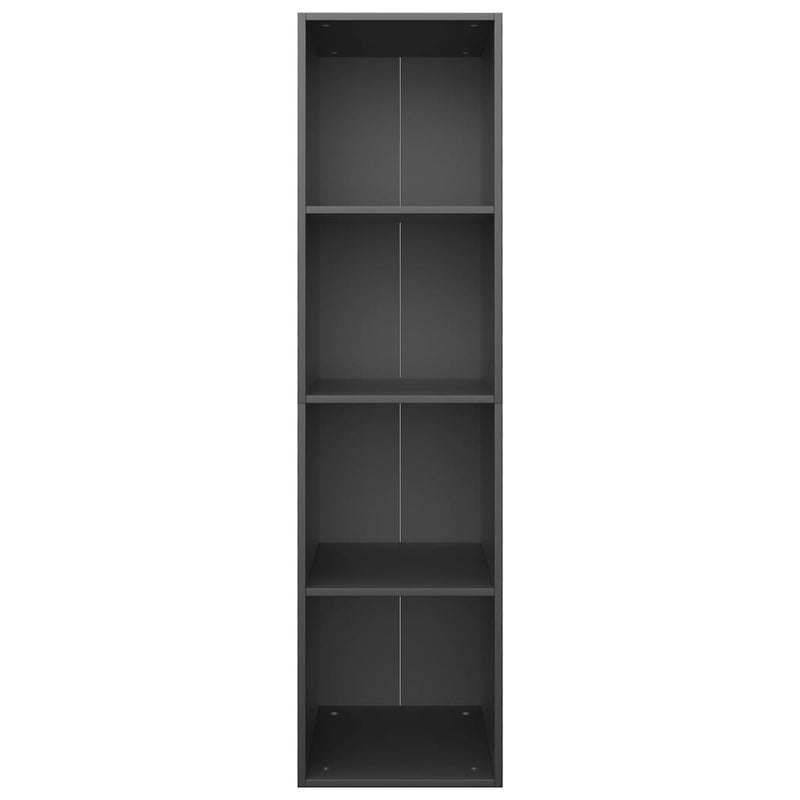 Book Cabinet/TV Cabinet Black 36x30x143 cm Engineered Wood