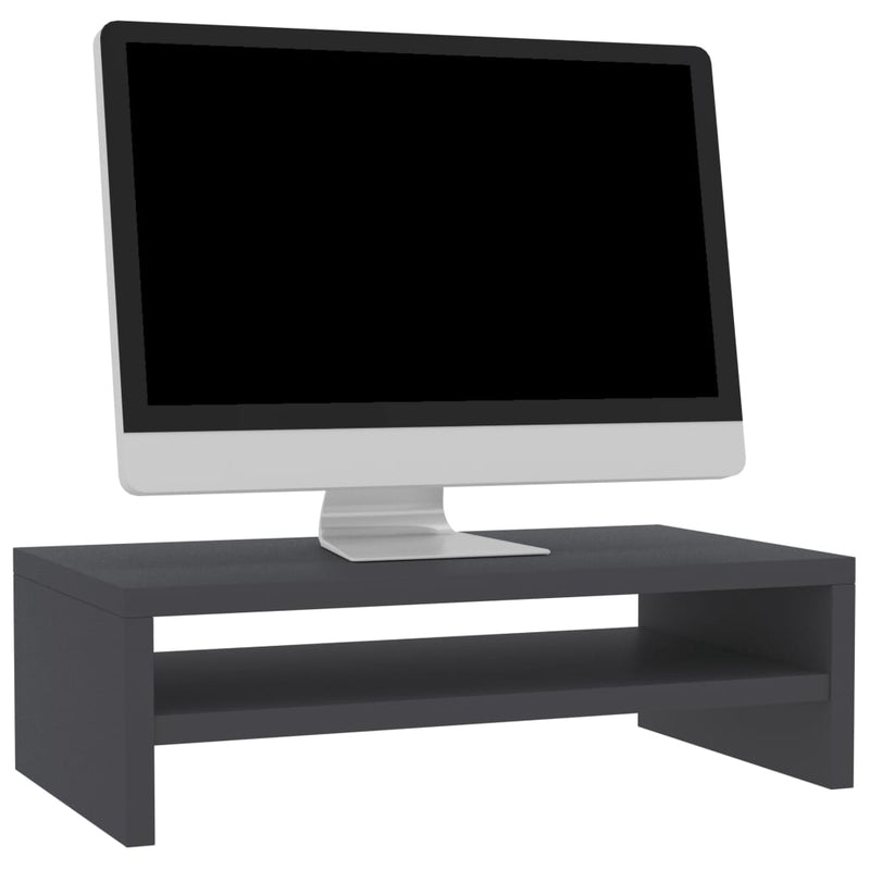 Monitor Stand Grey 42x24x13 cm Engineered Wood
