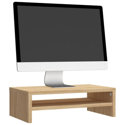 Monitor Stand Sonoma Oak 42x24x13 cm Engineered Wood