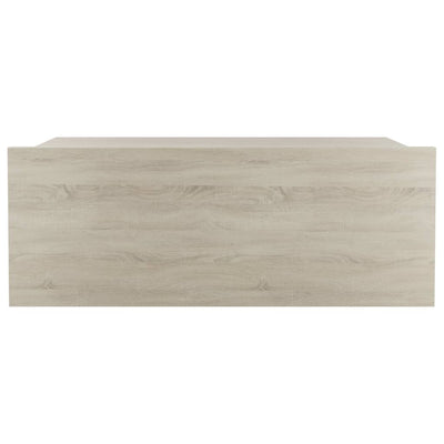 Floating Nightstand Sonoma Oak 40x30x15 cm Engineered Wood