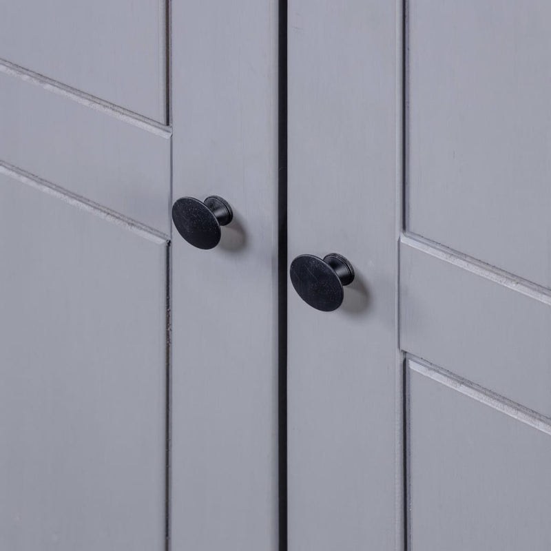 Wardrobe Grey 80x50x171.5 cm Solid Pine Panama Range