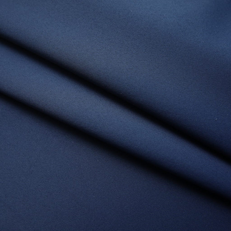 Blackout Curtains with Hooks 2 pcs Blue 140x245 cm