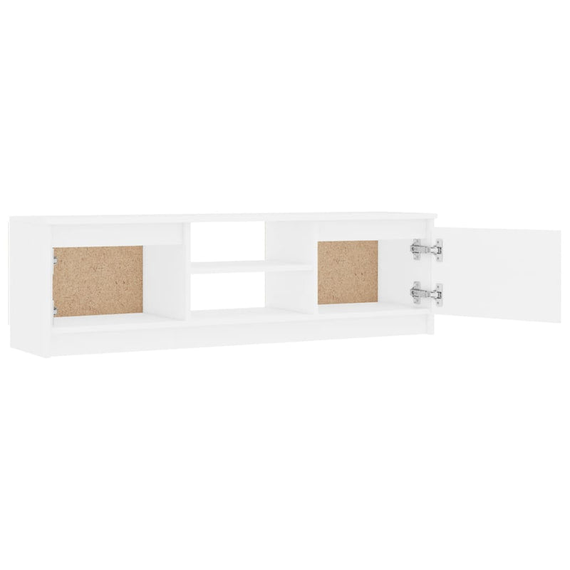TV Cabinet White 120x30x35.5 cm Engineered Wood