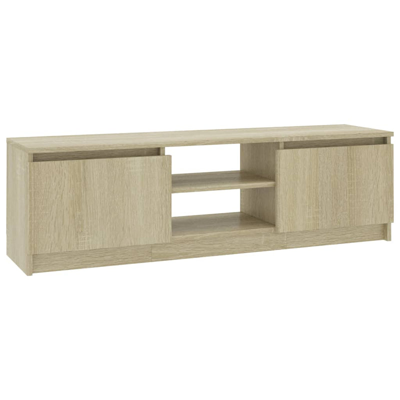 TV Cabinet Sonoma Oak 120x30x35.5 cm Engineered Wood
