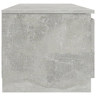TV Cabinet Concrete Grey 140x40x35.5 cm Engineered Wood