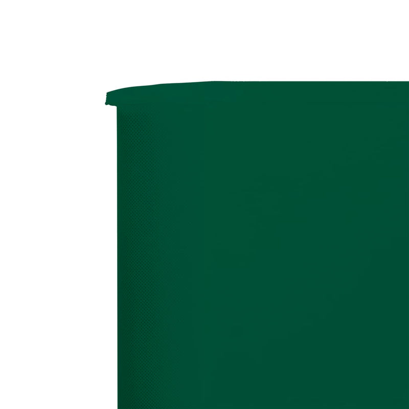5-panel Wind Screen Fabric 600x160 cm Green