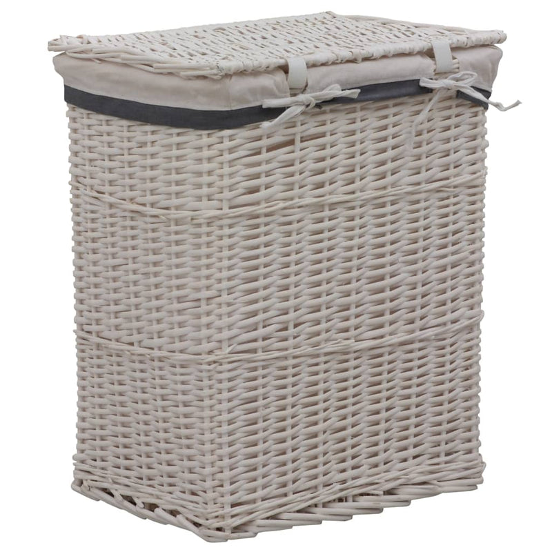 Laundry Basket White Willow