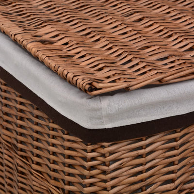 Laundry Basket Brown Willow