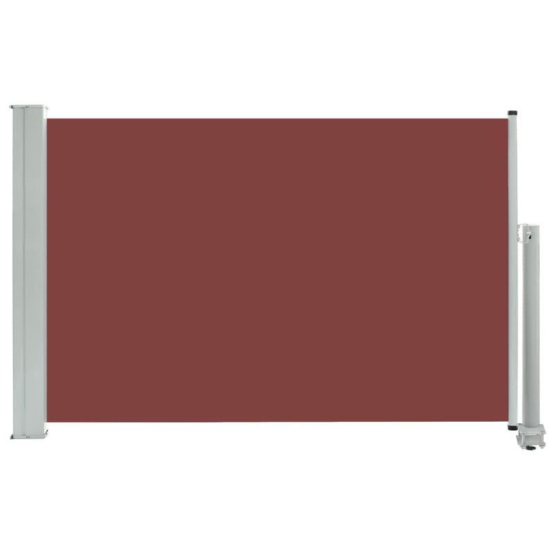 Patio Retractable Side Awning 60x300 cm Brown