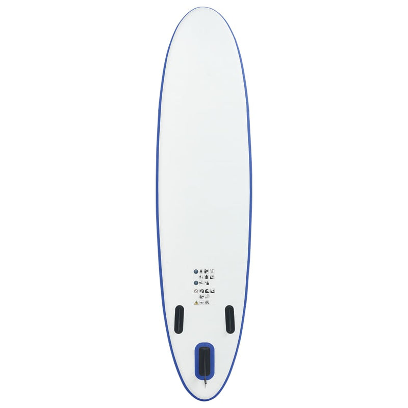 Stand Up Paddle Board Set SUP Surfboard Inflatable Blue and White