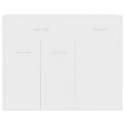 Sideboard White 88x30x70 cm Engineered Wood