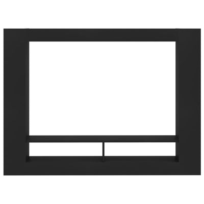 TV Cabinet Black 152x22x113 cm Engineered Wood