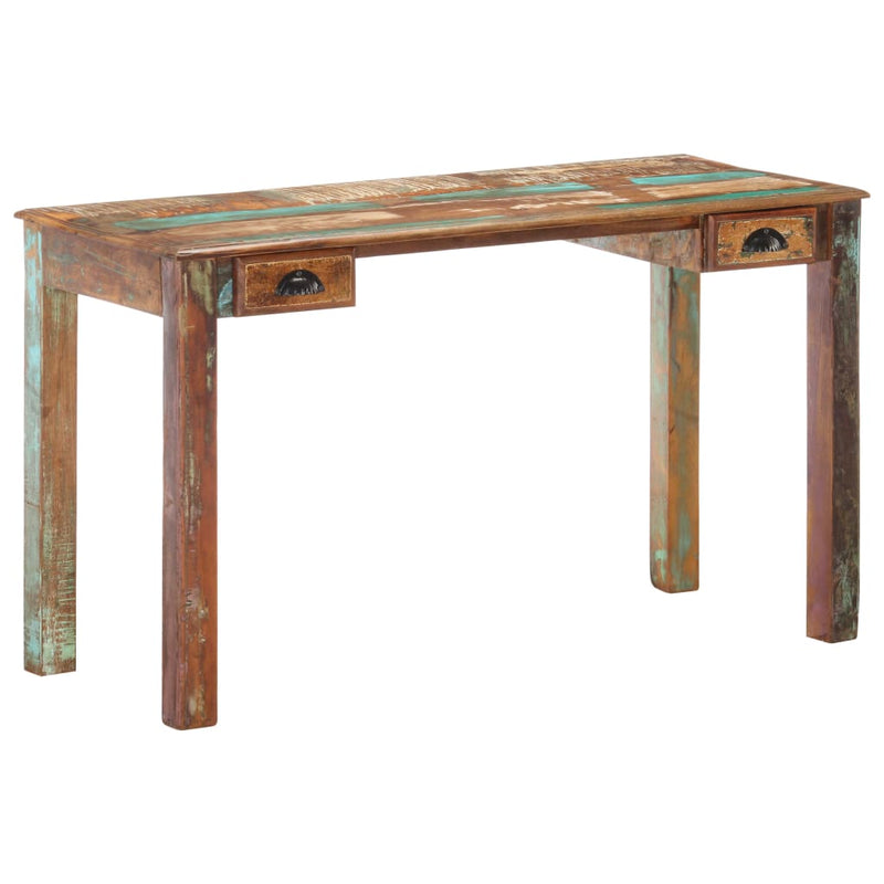 Desk 130x55x76 cm Solid Reclaimed Wood