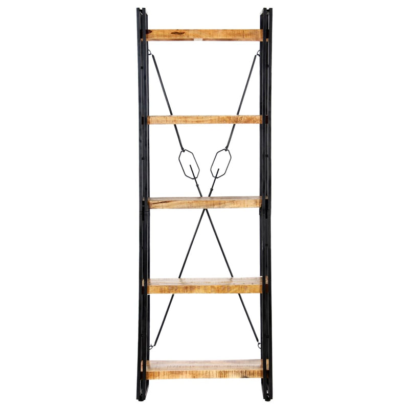 5-Tier Bookcase 60x30x180 cm Solid Mango Wood