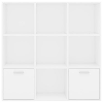 Book Cabinet White 98x30x98 cm Chipboard