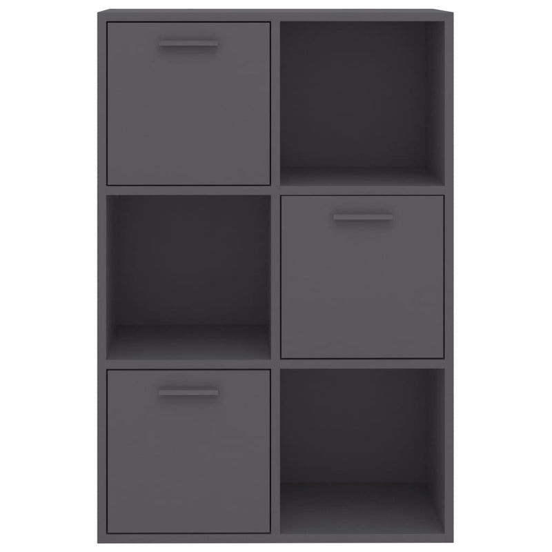 Storage Cabinet Grey 60x29.5x90 cm Chipboard
