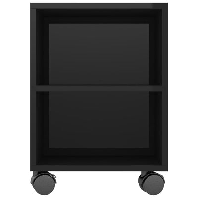 TV Cabinet High Gloss Black 120x35x43 cm Engineered Wood