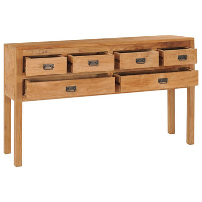Sideboard 125x30x75 cm Solid Teak Wood