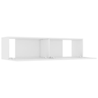 TV Cabinet White 120x30x30 cm Chipboard