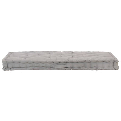 Pallet Floor Cushions 2 pcs Cotton Grey - Payday Deals
