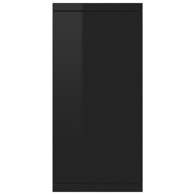 Sideboard High Gloss Black 88x30x65 cm Engineered Wood