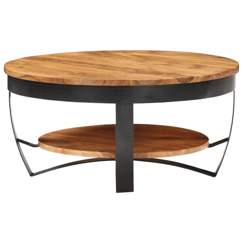 Coffee Table 65x65x32 cm Solid Acacia Wood