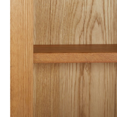 Bookcase 45x22.5x82 cm Solid Oak Wood