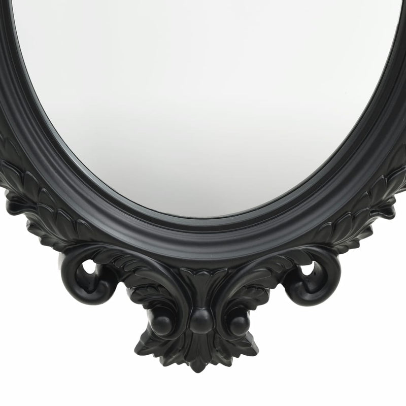 Wall Mirror Castle Style 56x76 cm Black - Payday Deals