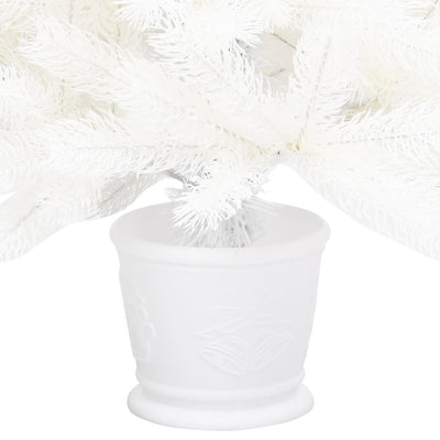 Artificial Christmas Tree Lifelike Needles White 90 cm