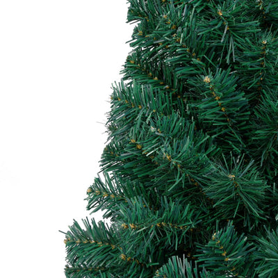 Artificial Half Christmas Tree with Stand Green 150 cm PVC