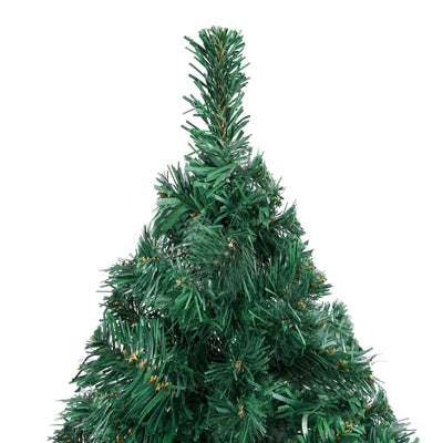 Artificial Christmas Tree with Thick Branches Green 180 cm PVC