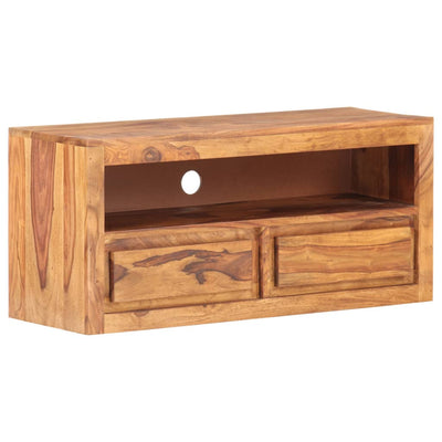 TV Cabinet 88x30x40 cm Solid Sheesham Wood