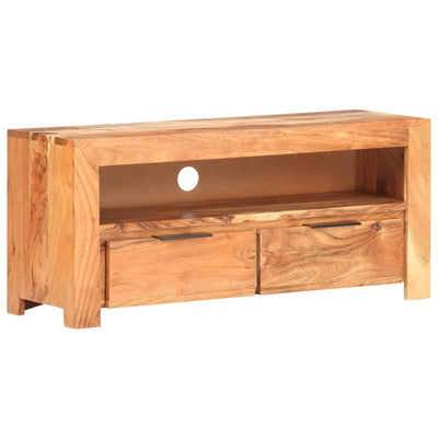TV Cabinet 90x30x40 cm Solid Acacia Wood