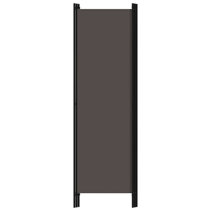 3-Panel Room Divider Anthracite 150x180 cm