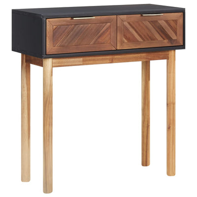Console Table 70x30x75 cm Solid Acacia Wood and MDF - Payday Deals