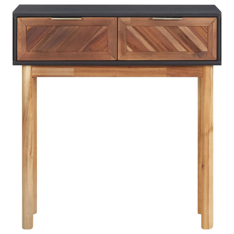 Console Table 70x30x75 cm Solid Acacia Wood and MDF - Payday Deals