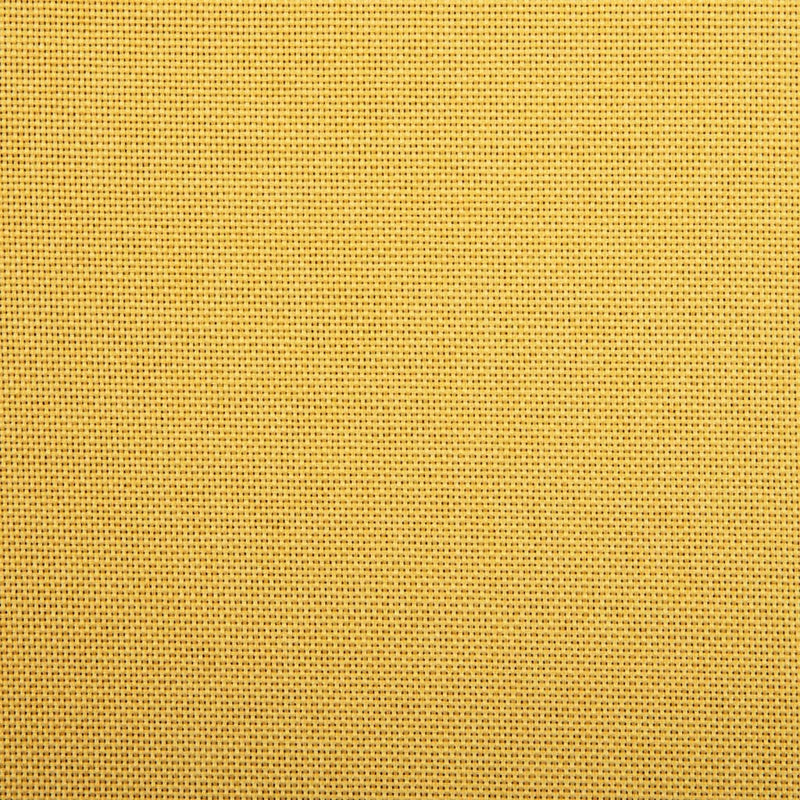 Swivel Dining Chair Yellow Fabric