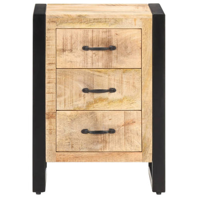 Bedside Cabinet 40x35x55 cm Solid Mango Wood - Payday Deals