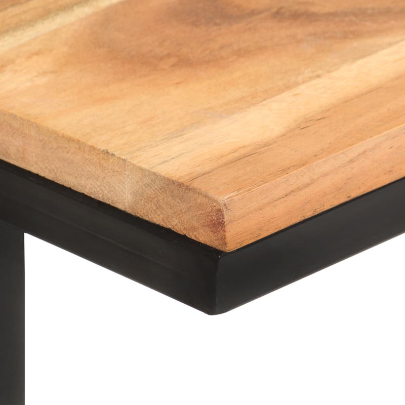 Side Tables 2 pcs 31.5x24.5x64.5 Solid Acacia Wood