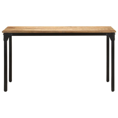 Dining Table 140x70x76 cm Rough Mango Wood - Payday Deals