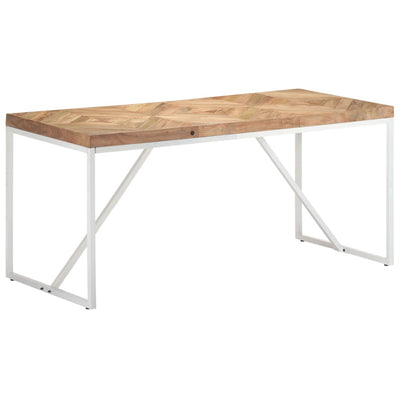 Dining Table 160x70x76 cm Solid Acacia and Mango Wood