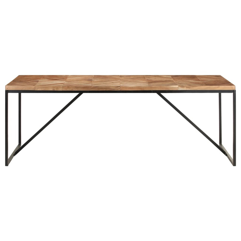 Dining Table 200x90x76 cm Solid Acacia and Mango Wood