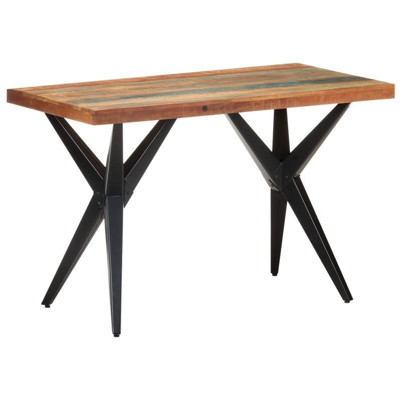 Dining Table 120x60x76 cm Solid Reclaimed Wood