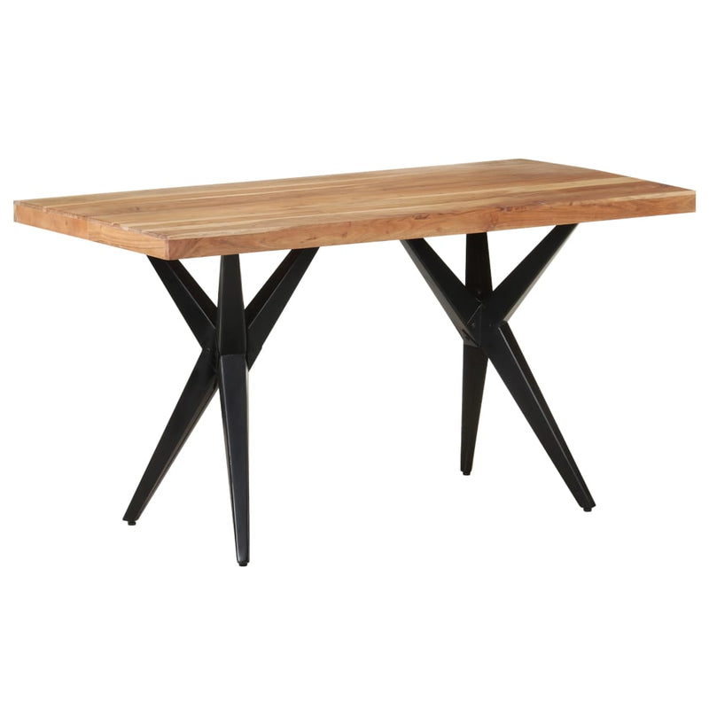 Dining Table 140x70x76 cm Solid Acacia Wood