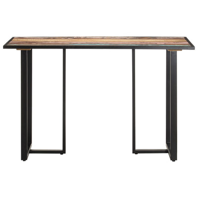 Dining Table 120 cm Solid Reclaimed Wood - Payday Deals