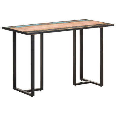 Dining Table 120 cm Solid Reclaimed Wood - Payday Deals