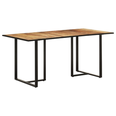 Dining Table 160 cm Rough Mango Wood - Payday Deals